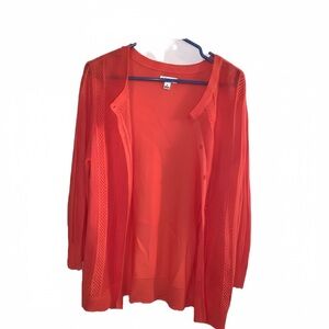 Croft and Barrow Size Medium Button Down Cotton Rayon Cardigan